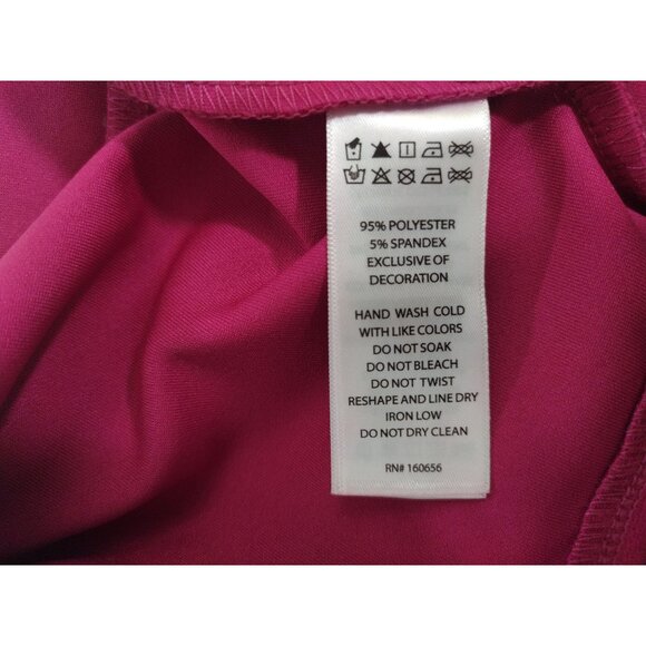 Sincerely Jules Womens Fuchsia Cropped Blazer W/ Rhinestone Fringe Detailing. - Picture 4 of 7